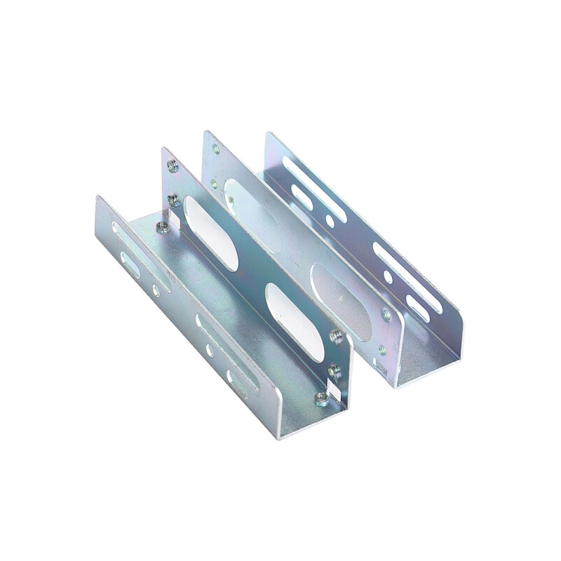 bejoy 台式机光驱位硬盘托架2.5/3.5转5.25英寸转接架 机箱内置机械SSD固态硬盘支架 光驱位转3.5英寸硬盘位